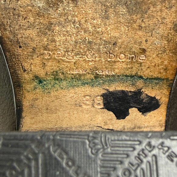 Rag & Bone Harrow Leather Ankle Boots - Picture 13 of 14